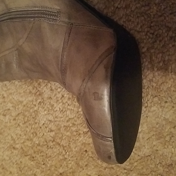 Miz Mooz size 7.5 Gray Heeled slouchy Boot - Picture 8 of 12